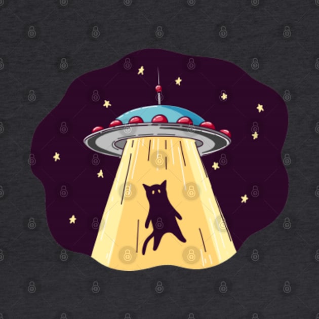 Cat Abduction / Abducted by Alien UFO by CatsRuletheWorld